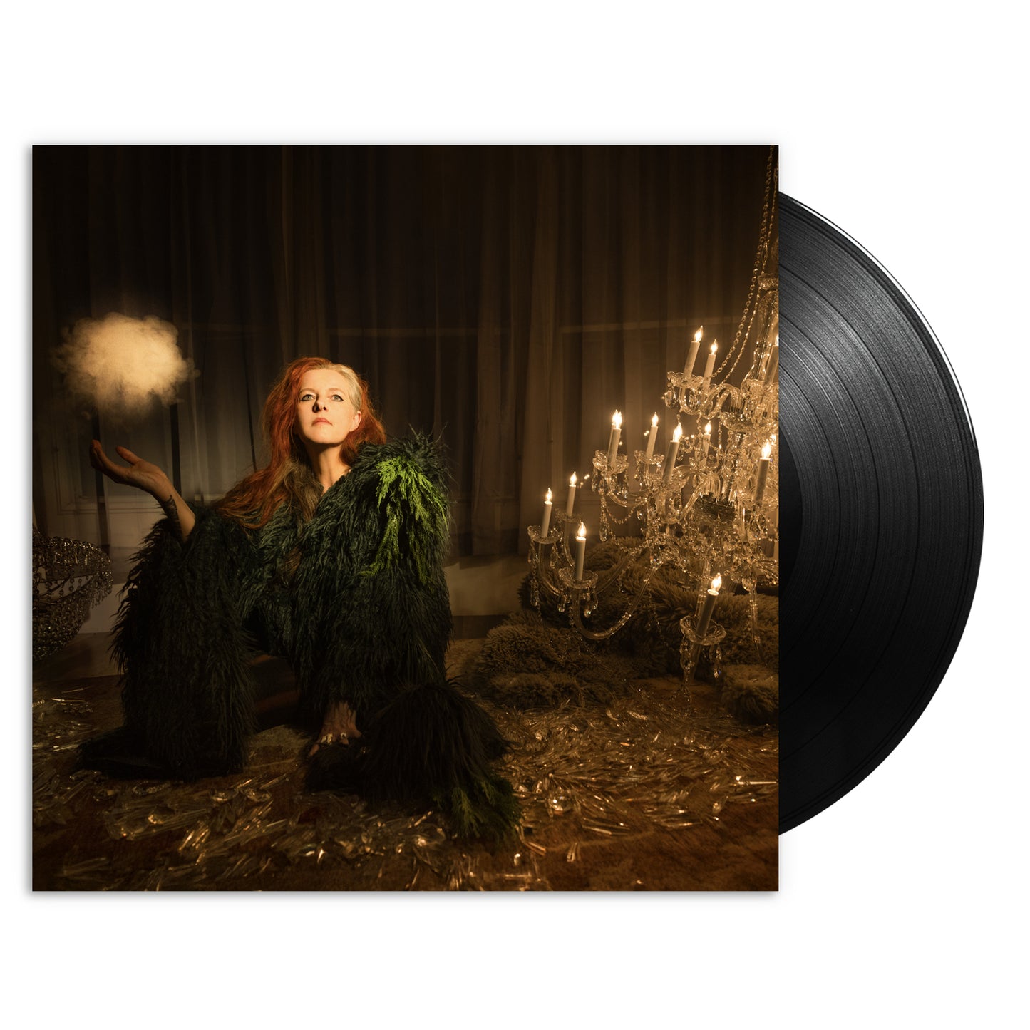 Neon Grey Midnight Green LP (Black)