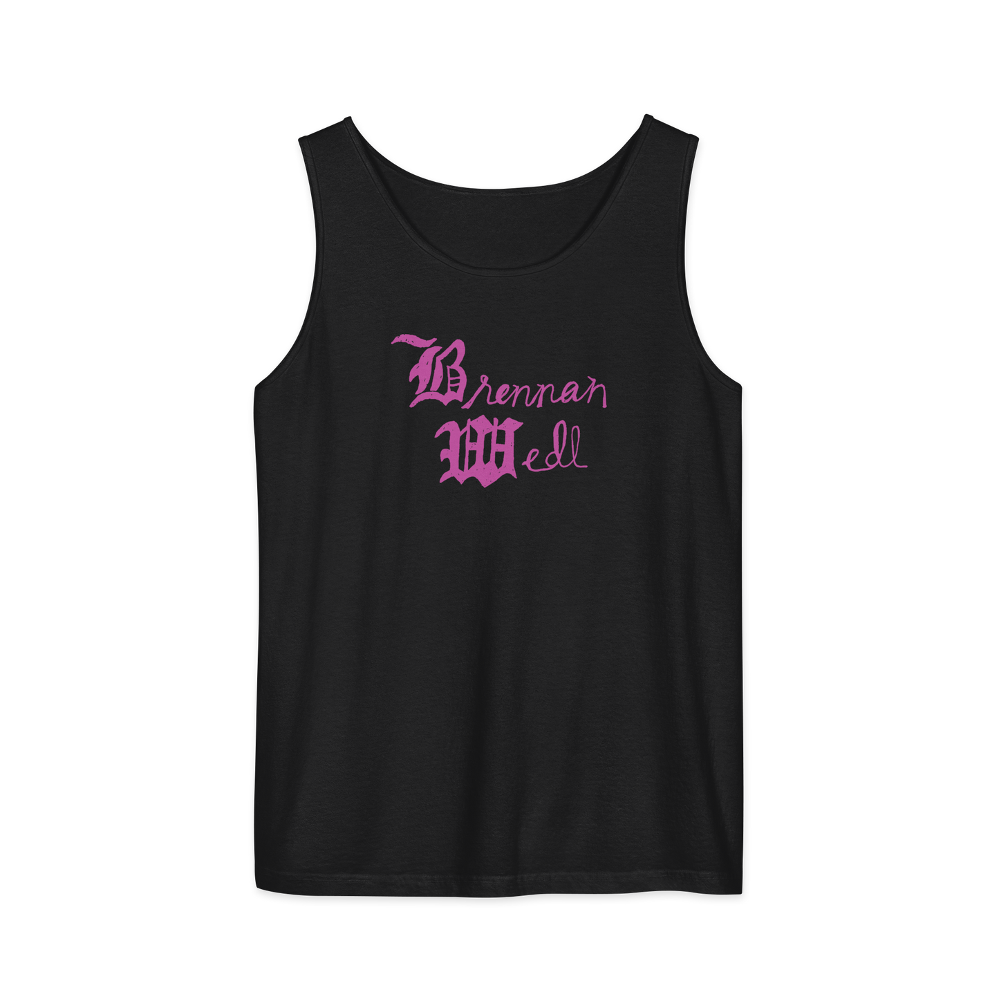 Brennan Wedl Stacked Logo Tank Top (Black)