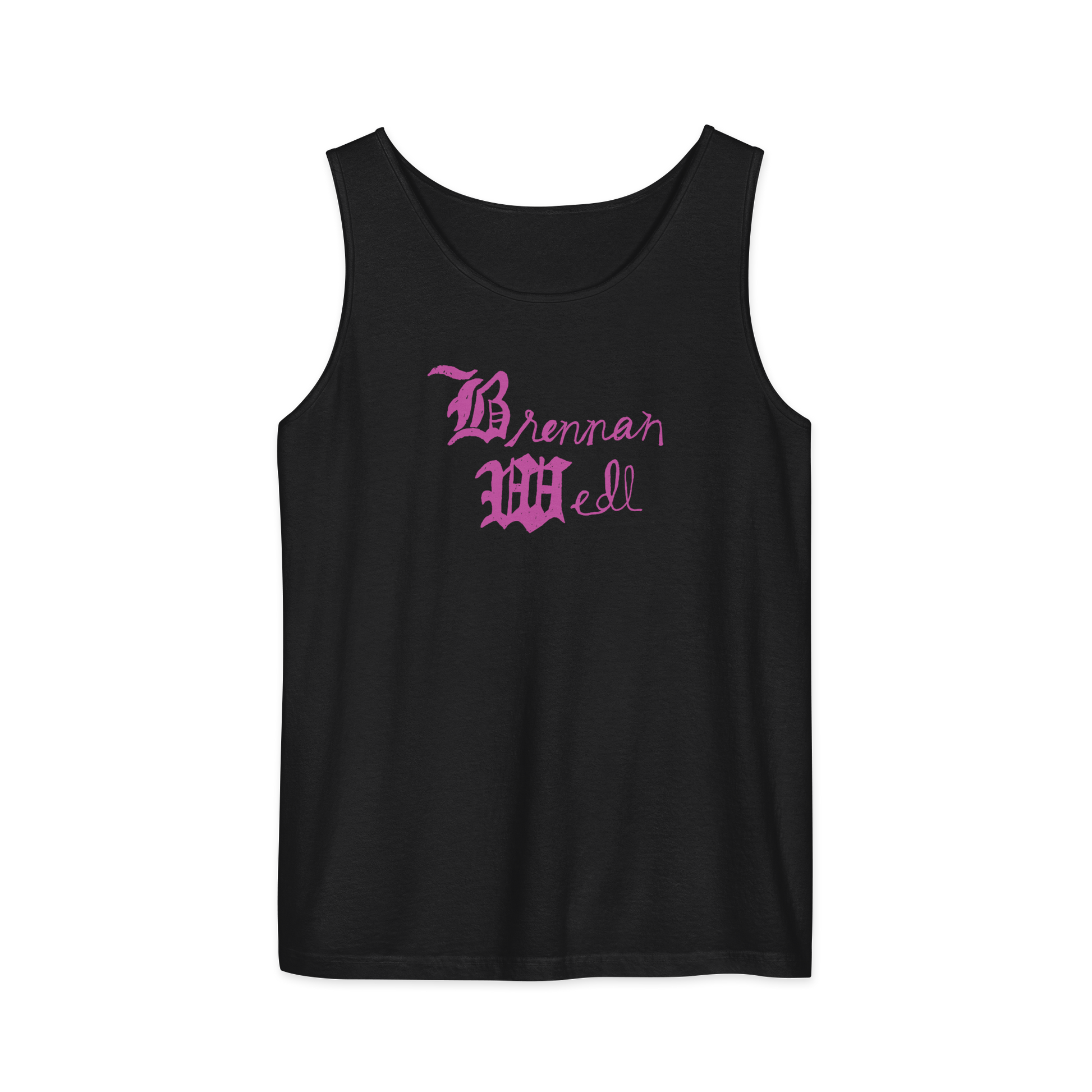 Brennan Wedl Stacked Logo Tank Top (Black)