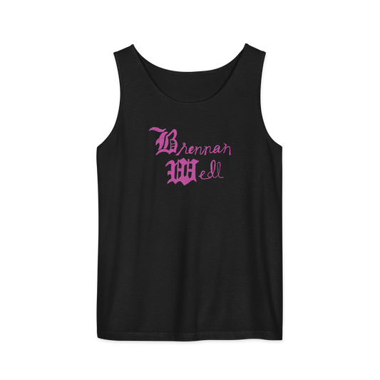 Brennan Wedl Stacked Logo Tank Top (Black)